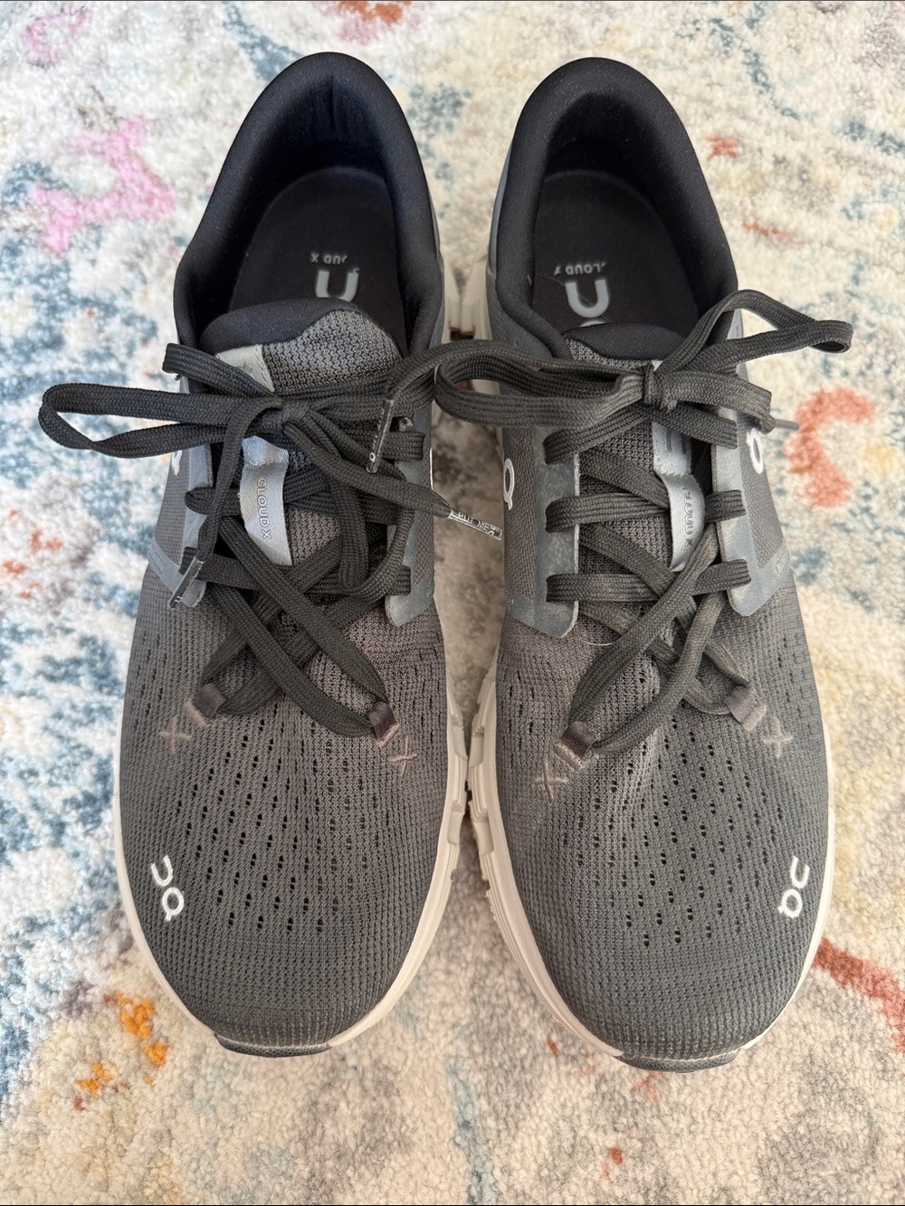 On Running Men's Cloud Running Shoes - Gray and Black